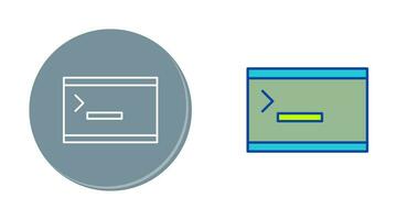 Unique Console Vector Icon
