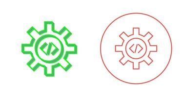 Unique Code Optimization Vector Icon