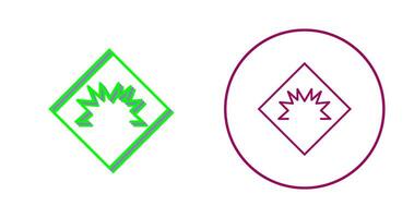 Danger of Welding Flash Vector Icon