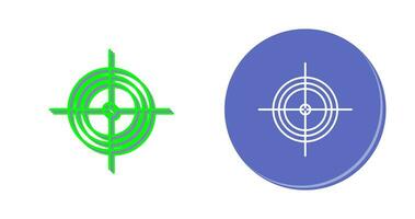 Unique Target Vector Icon