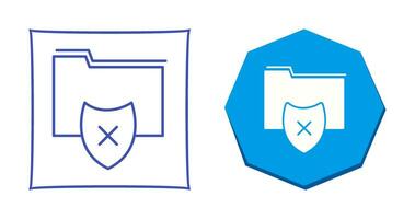 Vulnerable Folder Vector Icon