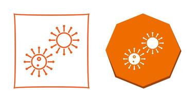 Unique Virus Vector Icon