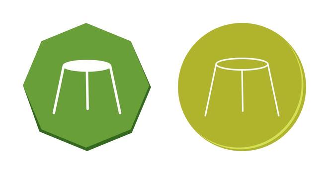 Unique Stool Vector Icon