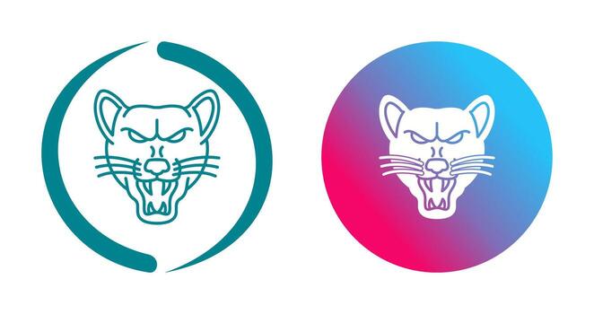 icono de vector de lobo