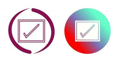 Checkbox Vector Icon