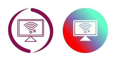 Disconnected Network Vector Icon