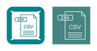 CSV Vector Icon