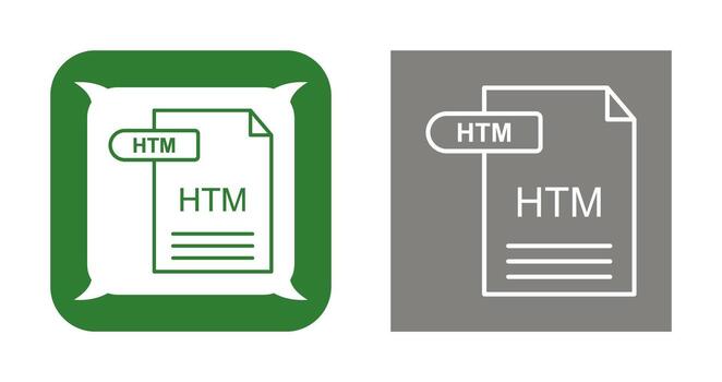 HTM Vector Icon