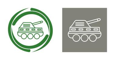 icono de vector de tanque de infantería