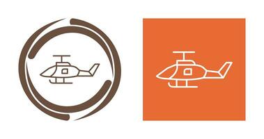 Military Helicopter Vector Icon