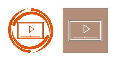 Video Screening Vector Icon