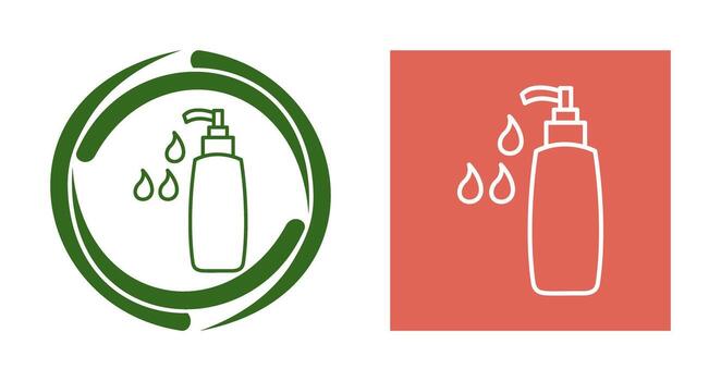 gota, vector, icono vector