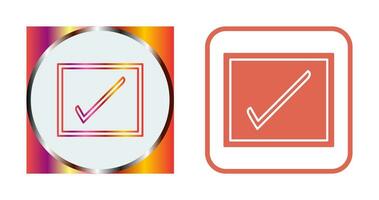 Checkbox Vector Icon