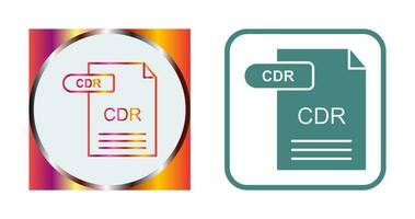 CDR Vector Icon