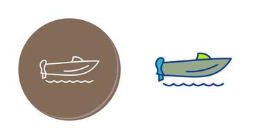 Speed Boat Vector Icon