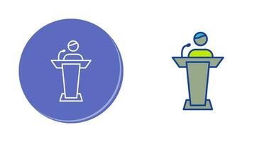 Elected Candidate Vector Icon