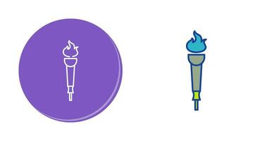 Museum Torch Vector Icon