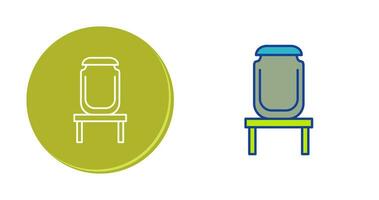 Jar on Display Vector Icon