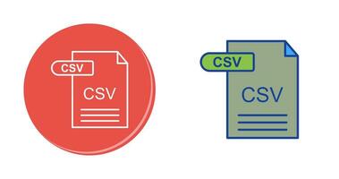 CSV Vector Icon