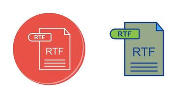 RTF Vector Icon