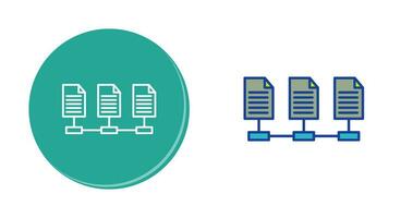 Network Files Vector Icon