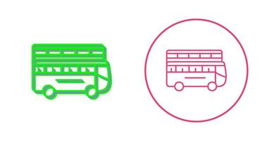 Double Bus Vector Icon