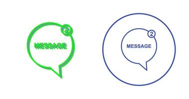 Message Bubbles Vector Icon