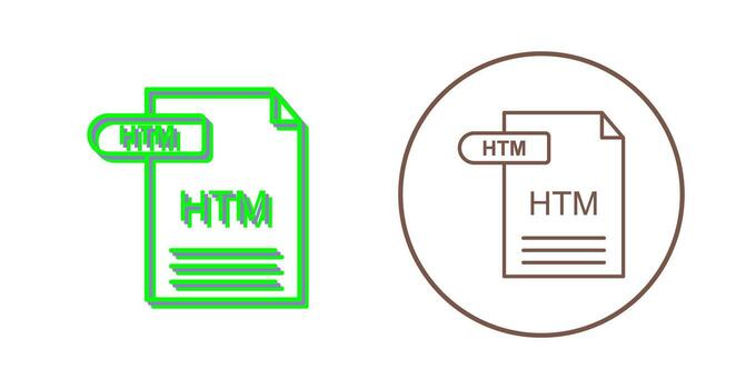 HTM Vector Icon
