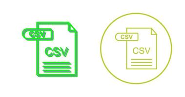 CSV Vector Icon