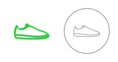 icono de vector de zapatos casuales