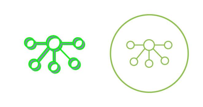 Nodes Vector Icon