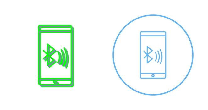 Connected Device Vector Icon