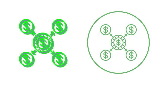 Distribution Vector Icon
