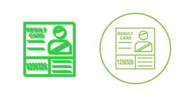 Candidate Results Vector Icon