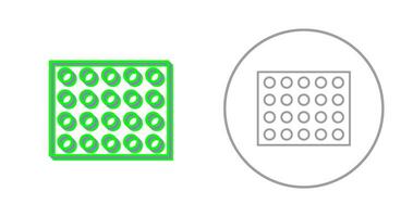 Colored Palette Vector Icon