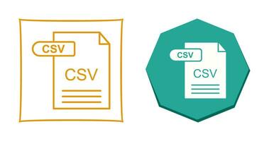 CSV Vector Icon