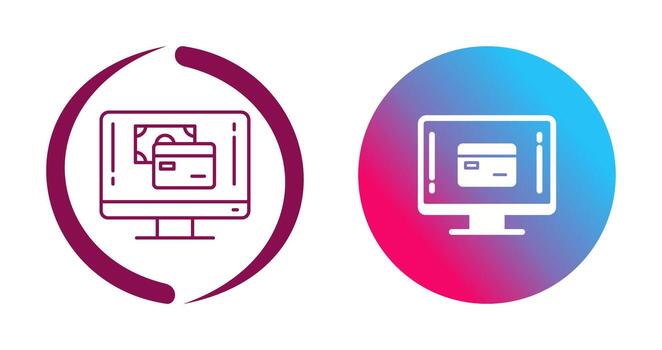 icono de vector de método de pago