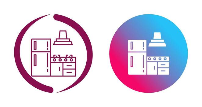 icono de vector de cocina