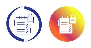 Shopping List Vector Icon