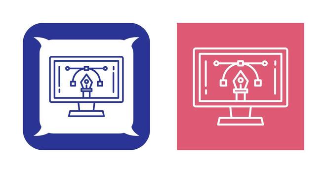 icono de vector de aprendizaje electrónico