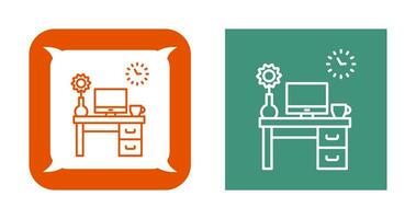 Work Table Vector Icon