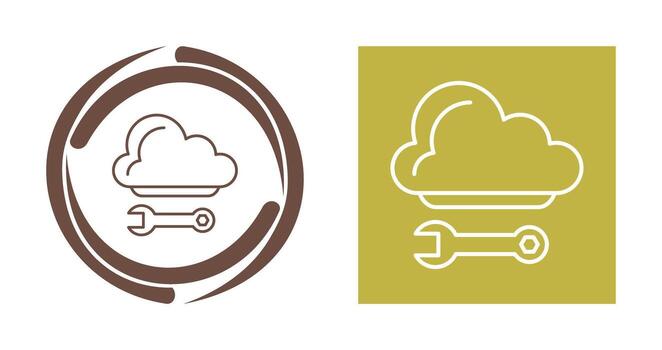 icono de vector de computación en la nube