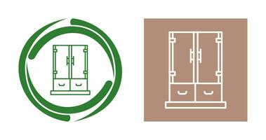 icono de vector de cajón de gabinete