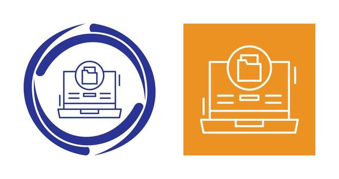 Data Storage Vector Icon