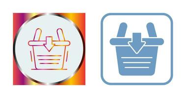 Add To Basket Vector Icon