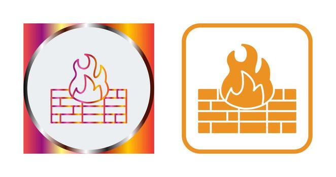Firewall Vector Icon