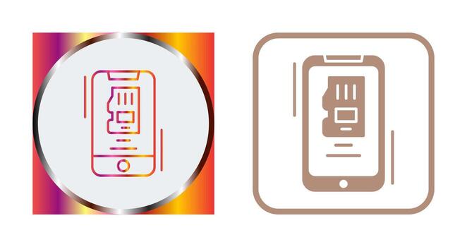 icono de vector de memoria