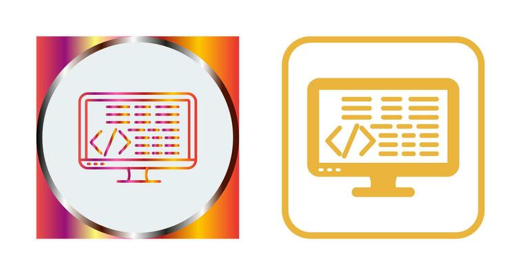 Coding Vector Icon