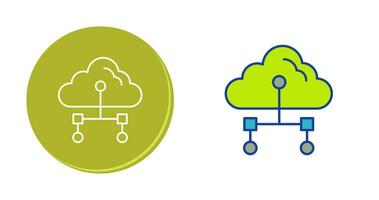 Internet Cloud Vector Icon