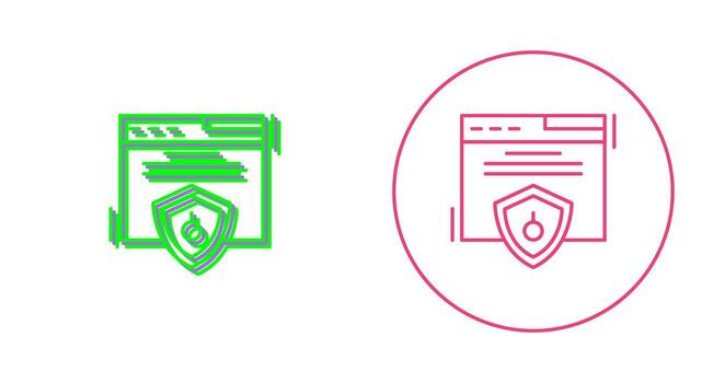 Web Security Vector Icon